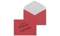 MAILmedia Briefumschlag C6 "Lieferschein/Rechnung", rot (8711216)