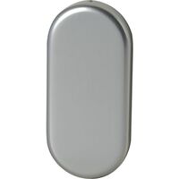 Produktbild zu FSB Blindrosette 17 1757 oval, 32,5 x 70 x 7 mm, Aluminium silber eloxiert