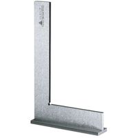 Produktbild zu Precíziós derékszög DIN875-2 inox, talppal, szárhossz 400 x 200 mm