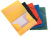Pergamy elastomap geassorteerde kleuren: rood, blauw, groen geel en zwart