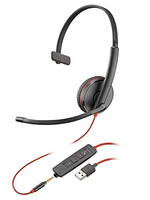 PLANTRONICS AURICULARES HP NEGRO
