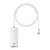 BASEUS HUB LITE SERIES 4-IN-1 ADAPTER (USB-A TO 4XUSB-A 3.0 5GB/S) CABLE 1M, WHITE (WKQX030102)