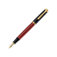 Pelikan M400 stylo-plume Système de reservoir rechargeable Noir, Or, Rouge 1 pièce(s)