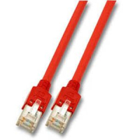 EFB Elektronik RJ45 (X) S/FTP Cat5e Netzwerkkabel Rot 0,5 m SF/UTP (S-FTP)