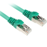 Sharkoon 0.25m Cat.6 S/FTP câble de réseau Vert 0,25 m Cat6 S/FTP (S-STP)