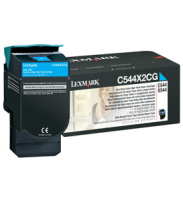 Lexmark C544X2CG toner cartridge 1 pc(s) Original Cyan