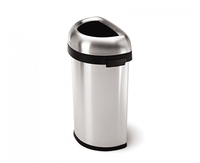 simplehuman CW1468 trash can 60 L Corner Stainless steel