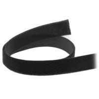 InLine Cable Ties with hook-and-loop fastener band 16mm black 10m