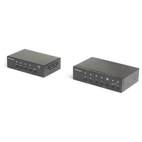 StarTech.com Multi-Input HDBaseT Ethernet Extender mit eingebautem Switch und Videoskalierer