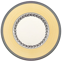 Villeroy & Boch Audun Fleur Bread & butter plate Brot- & Butterplatte Rund Porzellan Grau, Gelb 1 Stück(e)