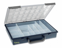 Cimco 412987 tool storage case Black, Transparent, White Polypropylene (PP)