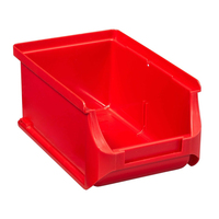 Allit ProfiPlus Box 2 Tárolórekesz Téglalap alakú Polipropilén (PP) Vörös