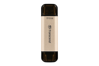 Transcend JetFlash 930C USB-Stick 512 GB USB Type-A / USB Type-C 3.2 Gen 1 (3.1 Gen 1) Gold