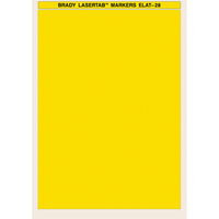 Brady ELAT-28-747Y-10SH etykiet do nadruku Żółty Samoprzylepne etykiety do drukowania