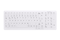 Active Key AK-C7000F teclado RF inalámbrica + USB Alemán Blanco