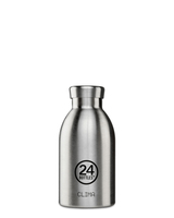 24Bottles Clima Bottle Steel Thermosflasche 0,33 l Satinierter Stahl