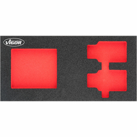 Vigor V4908-L accessoire voor opslagdozen Zwart, Rood Verdeelset