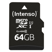 Intenso 3424490 memoria flash 64 GB MicroSD UHS-I Classe 10