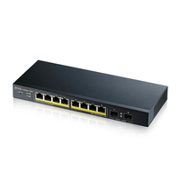 Zyxel GS1900-10HP Zarządzany L2 Gigabit Ethernet (10/100/1000) Obsługa PoE Czarny