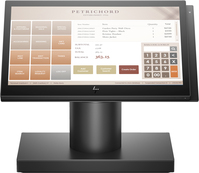 HP Engage One i5-7300U 2,6 GHz Alles-in-een 35,6 cm (14") 1920 x 1080 Pixels Touchscreen Zwart