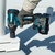 Makita TW008GM201 visseuse électrique et visseuse à percussion Noir, Bleu