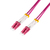 LogiLink FC4LC01 kabel InfiniBand / światłowodowy 1 m 2x LC Różowy