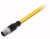 Wago M12 10 signal cable 10 m Black, Yellow