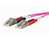 METZ CONNECT 151S1JOJO10E kabel optyczny 1 m 2x LC OM4 Różowy
