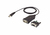ATEN UC485 kabel równoległy Czarny 1,2 m USB Typu-A DB-9
