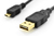 Digitus USB-A/USB Micro-B 1m USB-kabel USB 2.0 USB A Zwart