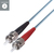 connektgear 1m Duplex Fibre Optic Multi-Mode Cable OM3 50/125 Micron MT to ST Aqua 10-14 working days non cancellable non returnable