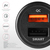 Axagon PWC-QC5 chargeur d'appareils mobiles Smartphone, Tablette Noir Allume-cigare Charge rapide Auto