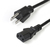 StarTech.com 10ft (3m) Computer Power Cord, NEMA 5-15P to C13, 10A 125V, 10 Pack, 18AWG, Black Replacement AC Power Cord, Printer Power Cord, PC Power Supply Cable, Monitor Powe...