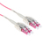 ACT RL8415 cable de fibra optica 15 m LC OM4 Violeta