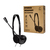 LogiLink HS0052 hoofdtelefoon/headset Bedraad Hoofdband Kantoor/callcenter Zwart