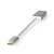 Nedis CCTB64550AL02 Videokabel-Adapter 0,2 m USB Typ-C Mini DisplayPort Silber