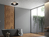 LED Deckenleuchte 2er Set Schwarz matt Ø 30cm mit Switch Dimmer, IP44
