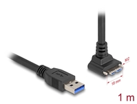 Delock USB 5 Gbps Kabel USB Typ-A Stecker gerade 1 m schwarz