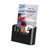 Prospekthalter / Wandprospekthalter / Prospekthänger / Tisch-Prospektständer / Prospekthalter „Color“ | schwarz DIN A4 40 mm