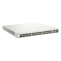 D-LINK Switch 48x1000Mbps + 4xGigabit kombó Fémházas, Menedzselhető, DBS-2000-52