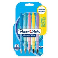 FlexGrip Ultra Pastel Ballpoint Pens Medium 1.0mm Tip Black Ink (Pack 5) 2152934