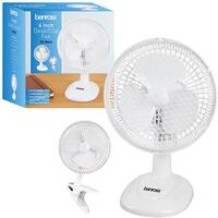 ValueX 6 Inch 2 Function Desk Top or Clip On Fan 41240