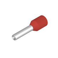 Isolierte Aderendhülse, 1,5 mm², 14 mm/8 mm lang, DIN 46228/4, rot, 1476270000