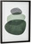 Wandbild Arvid; 30x40 cm (LxH); schwarz/grün/weiß