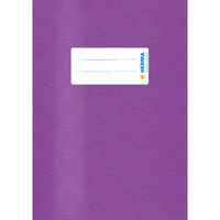 Heftumschlag, für Hefte A5, Polypropylen-Folie, 10,5 x 14,8 cm, violett gedeckt