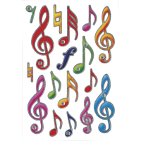 Stickers MAGIC Clef, Jewel 1 feuille