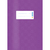 Heftumschlag, für Hefte A5, Polypropylen-Folie, 10,5 x 14,8 cm, violett gedeckt