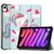 Cover for iPad Mini 6 2021 for iPad Mini 6 (2021) Tri-fold Caster Hard Shell Cover with Auto Wake Function - DJS Style Tablet-Hüllen