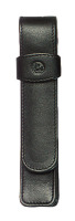Schreibgeräte-Etui TG11, 20 x 20 x 130 mm, Rindnappa-Leder, schwarz
