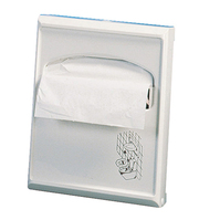 Dispenser per Veline Copriwater Mar Plast - 29,5x5,5x23 cm - A53002 (Bianco)